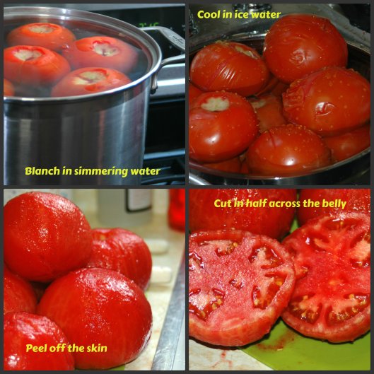Blanching Tomatoes