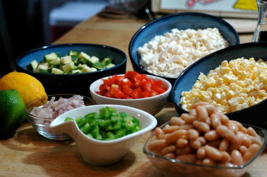 Succotash Mise en Place
