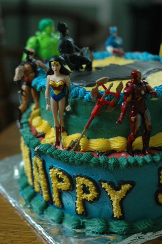 Super Hero Cake 1