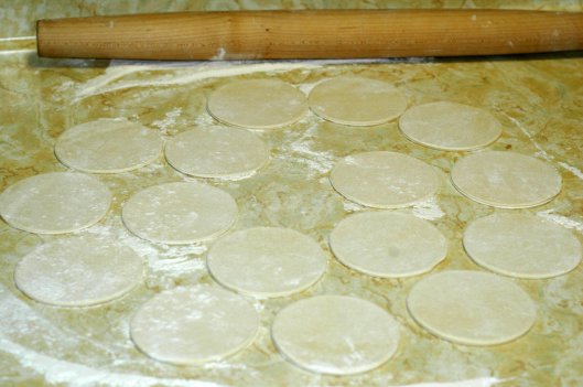 Pierogi Dough Rounds